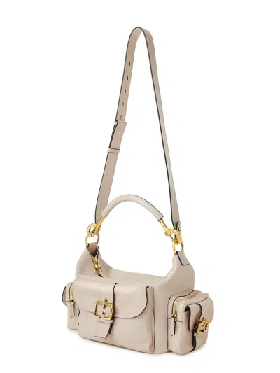 Chloé Chloè Leather Camera Bag In Neutral