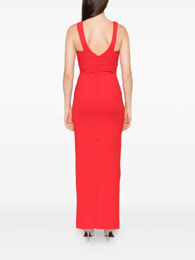 Solace London 7 Ilona Maxi Dress In Red