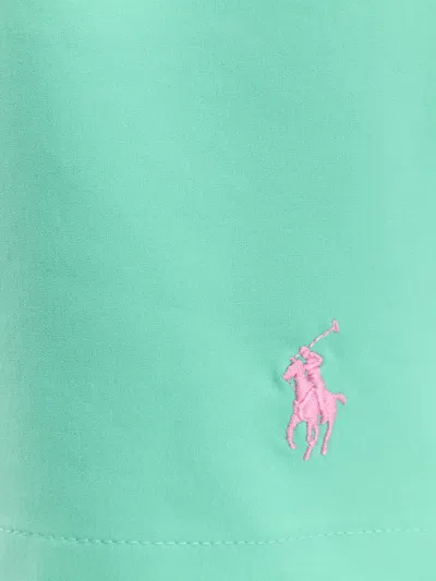 Polo Ralph Lauren 5.75-inch Traveler Classic Swim Trunk Man Swim Trunks Green Size Xxl Recycled Poly In Preppy Green