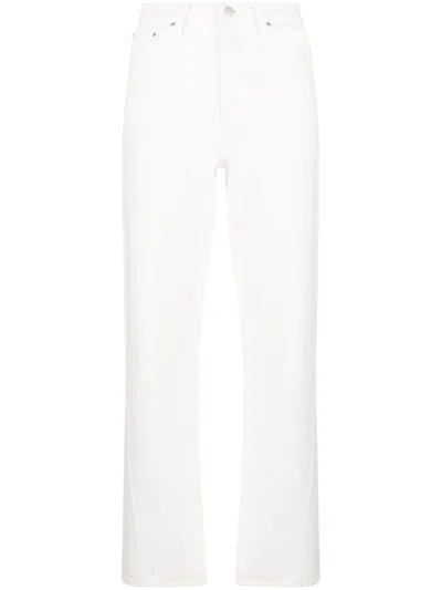 Totême Toteme Organic Cotton Denim Jeans In White