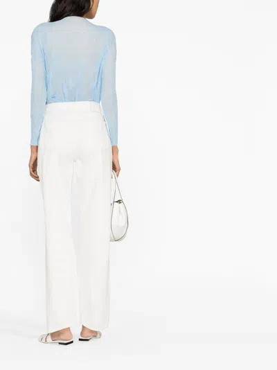 Totême Toteme Organic Cotton Denim Jeans In White