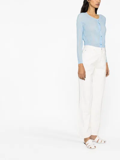 Totême Toteme Organic Cotton Denim Jeans In White