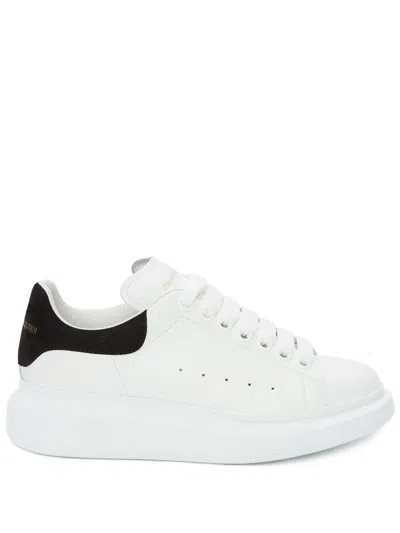 Alexander Mcqueen Alexander Mc Queen White And Black Oversized Sneakers In Black