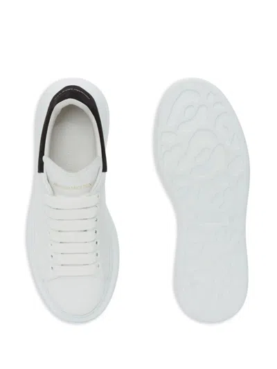 Alexander Mcqueen Alexander Mc Queen White And Black Oversized Sneakers In Black