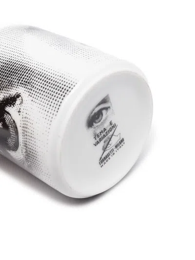 Fornasetti Pencil Holder Occhio In Metallic