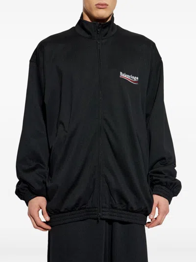 Balenciaga Men Political Campaign Blouson Jacket In Black