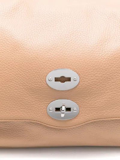 Zanellato Postina Daily Medium Leather Handbag In Brown