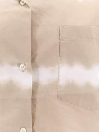 Aspesi Cotton Shirt With Printed Tie-dye Pattern