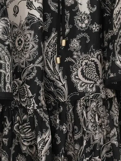 Zimmermann Rhiannon Lantern Mini Dress In Neutral