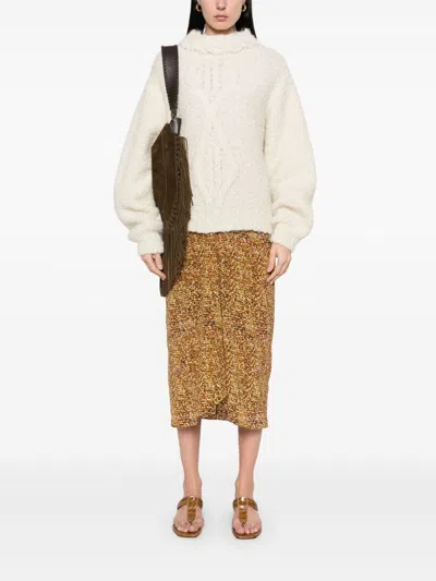 Isabel Marant Romane Sweater In Neutral