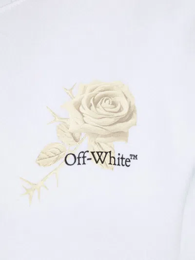 Off-white Roses Arrows Cropped Sweatshirt