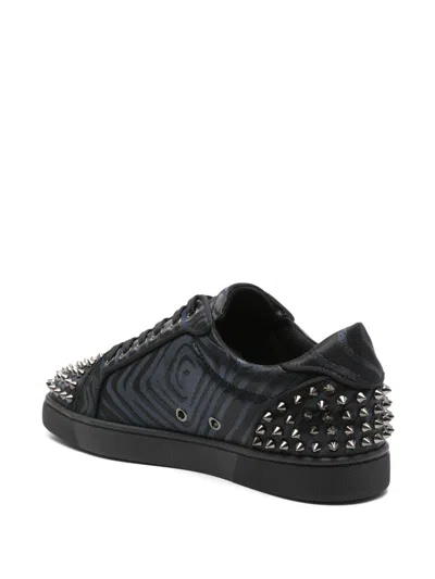 Christian Louboutin Seavaste 2 Orlato Flat Jacquard Sneaker In Black
