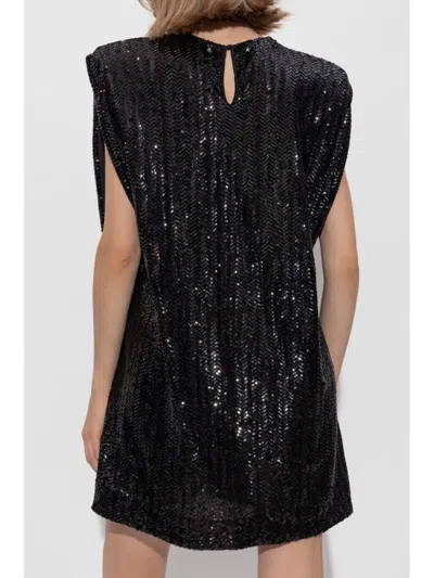 Golden Goose Sequin Mini Dress. In Black