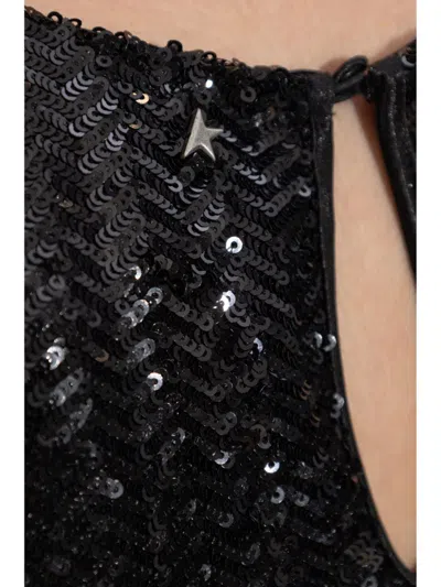 Golden Goose Sequin Mini Dress. In Black