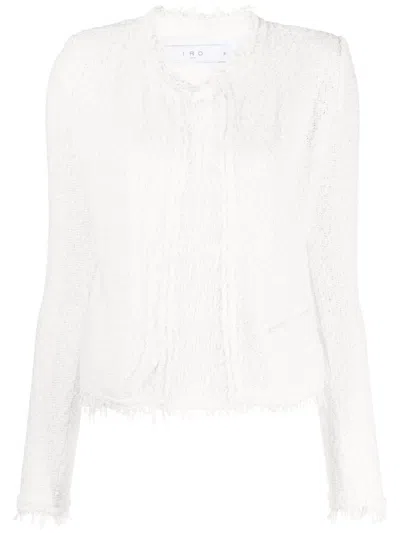 Iro Shavani Cotton Jacket In White