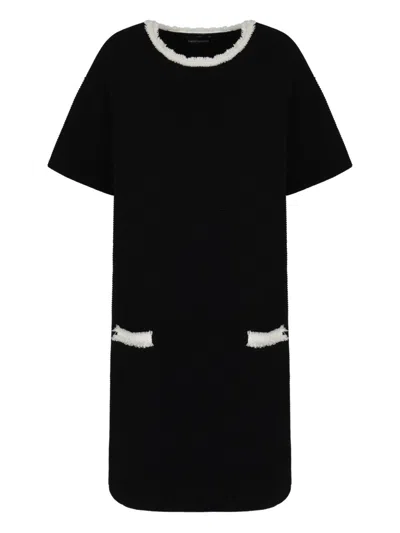 Emporio Armani Short Dress In Black