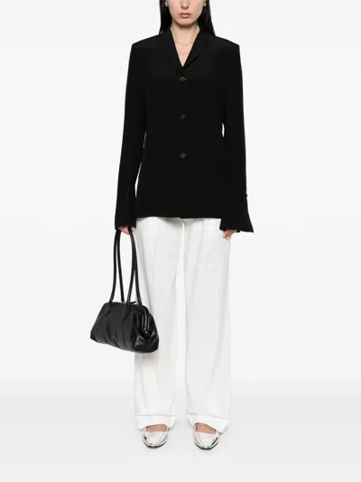 Totême Toteme Single-breasted Blazer Jacket In Black