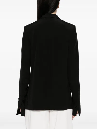 Totême Toteme Single-breasted Blazer Jacket In Black