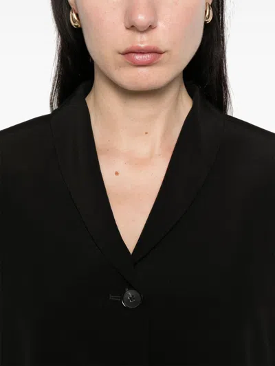 Totême Toteme Single-breasted Blazer Jacket In Black