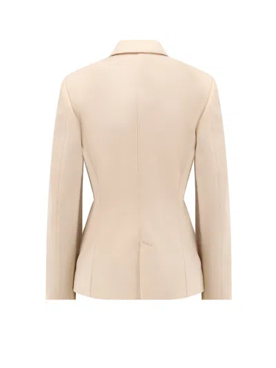 Lemaire Single-breasted Wool And Viscose Blazer In Multi