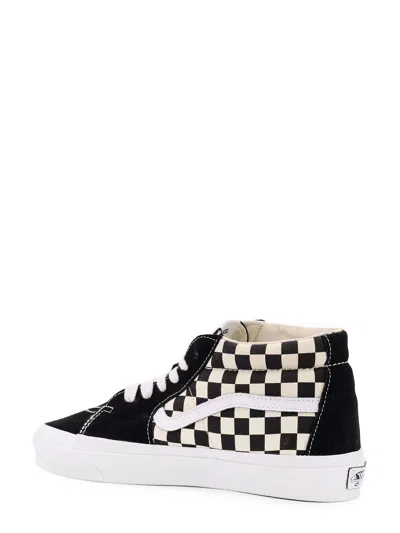 Vans Sk8-mid Reissue 83 Canvas High-top Sneakers In Black