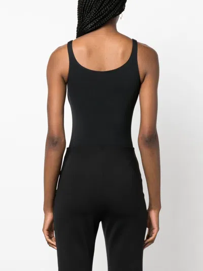Wolford Cotton-blend Jamaika Bodysuit In Black