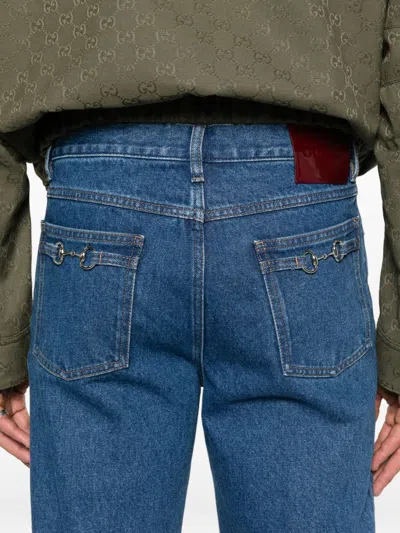 Gucci Men Slim Fit Denim Cotton Jeans