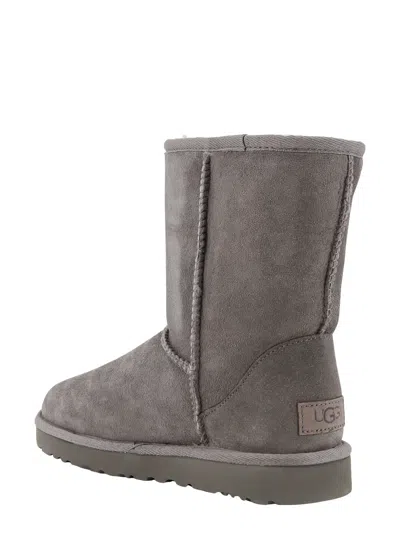 Ugg Grey Suede Ankle Boots In Gray