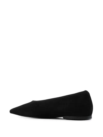 Totême 10mm Minimalist Velvet Ballerina Flats