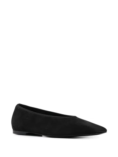 Totême 10mm Minimalist Velvet Ballerina Flats