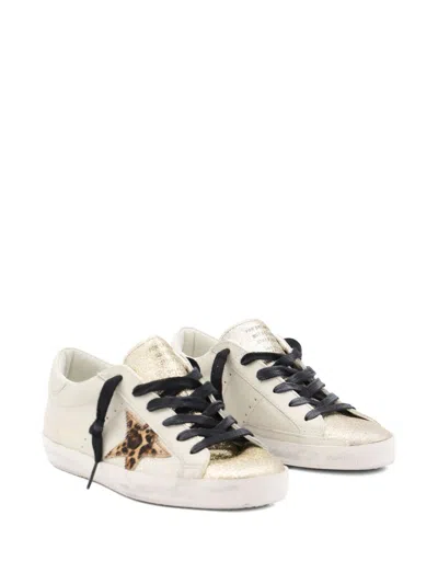 Golden Goose Light Beige/animalier Super-star Sneaker