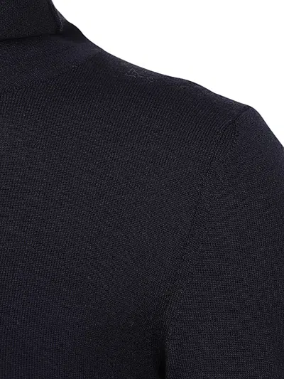 Base Sweaters Blacks And Greys In Black