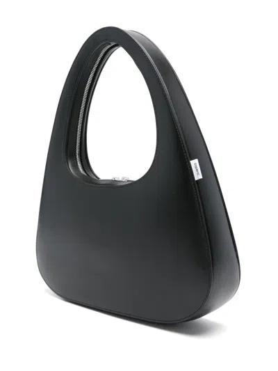 Coperni Large Curved Handle Hobo Leather Shoulder Bag