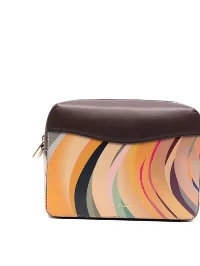 Paul Smith Dusky Swirl-pattern Leather Cross Body Bag
