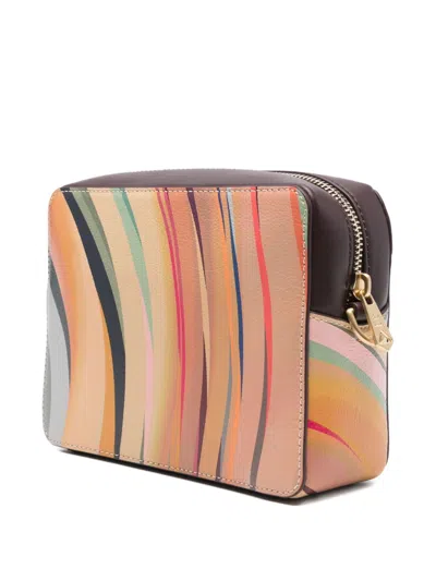 Paul Smith Dusky Swirl-pattern Leather Cross Body Bag