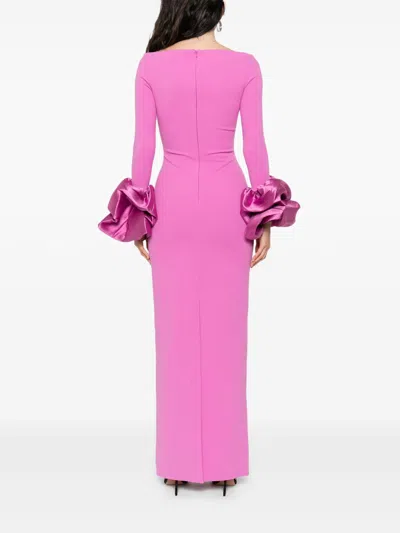 Solace London Talia Maxi Dress In Pink