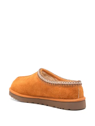 Ugg Tasman Shaggy Slippers In Orange