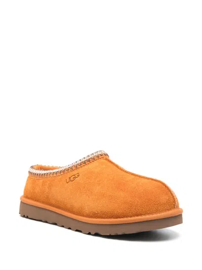 Ugg Tasman Shaggy Slippers In Orange