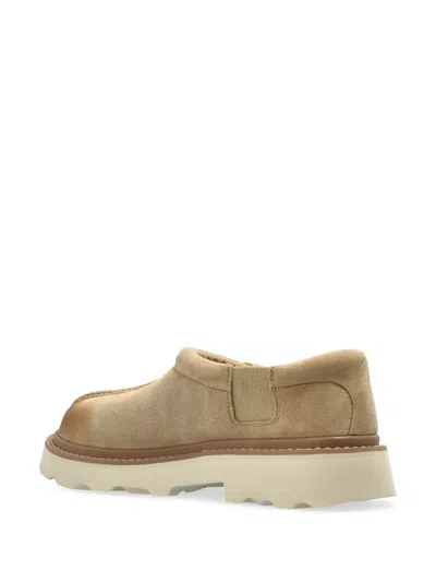 Ugg Suede Lace-up Chunky Sole Shoes In Brown