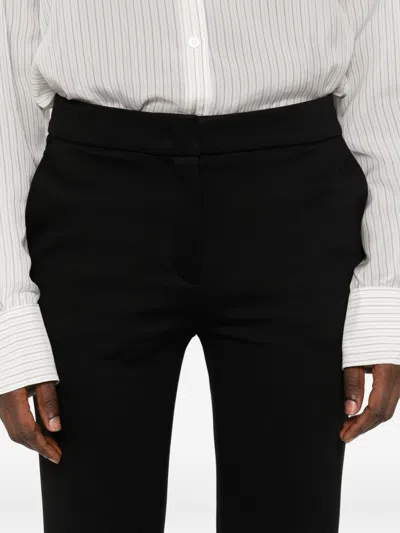 Via Masini 80 Straight Trousers In Black