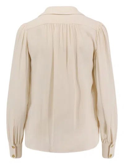 Elisabetta Franchi Viscose Shirt In Nude