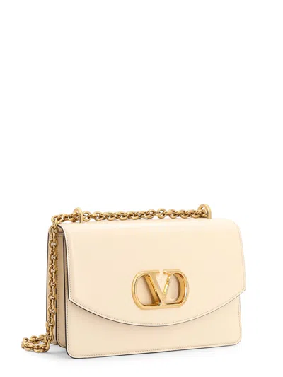 Valentino Leather Vlogo Signature Shoulder Bag