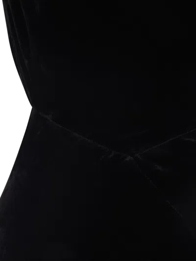 Rick Owens Open Back Gown Dress In Multi