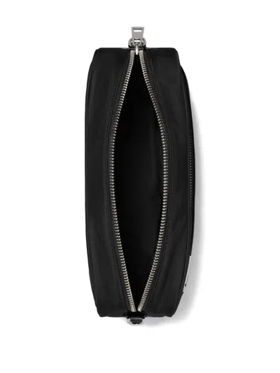 Tory Burch Virginia Logo Plaque Crossbody Bag In Black