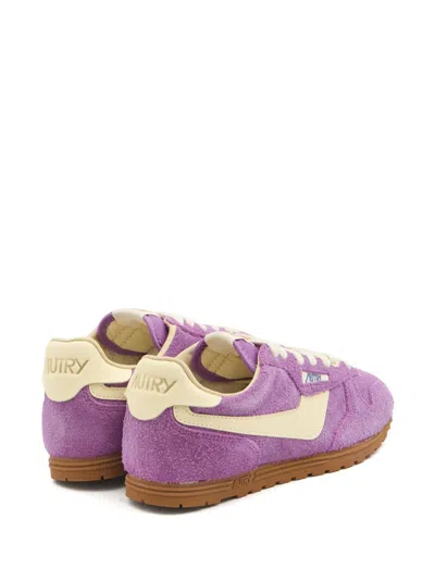 Autry Windspin Low Woman Suede Leather Sneakers