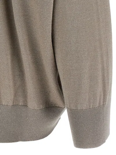 Brunello Cucinelli 'shimmer' Sweat À Capuche In Gray