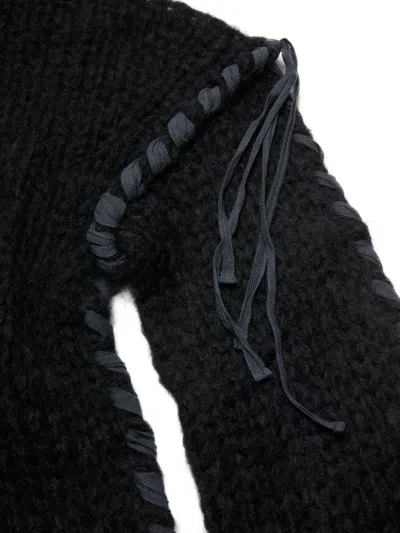 Acne Studios Women Wool Blend Crewneck Sweater In Black