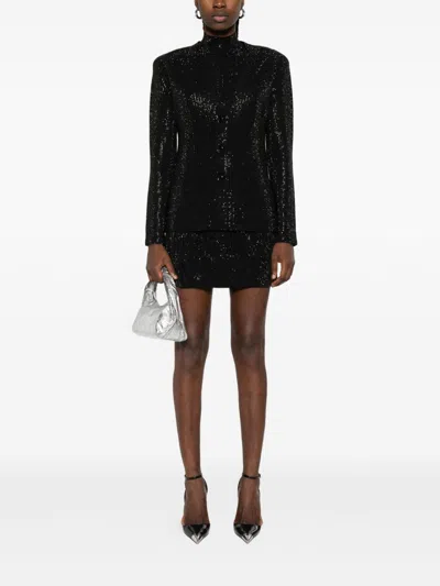 Emporio Armani Wool Blend Single-breasted Jacket In Black