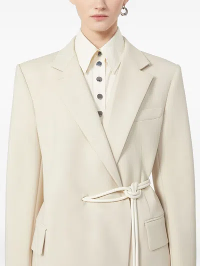 Sportmax Pre Wool Short Coat In Neutral