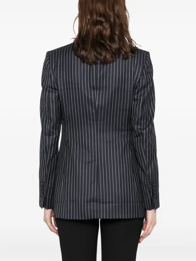 Tom Ford Barathea Striped Wool-blend Blazer In Multi